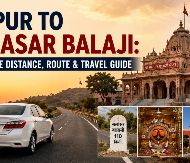 Jaipur to Salasar Balaji distance